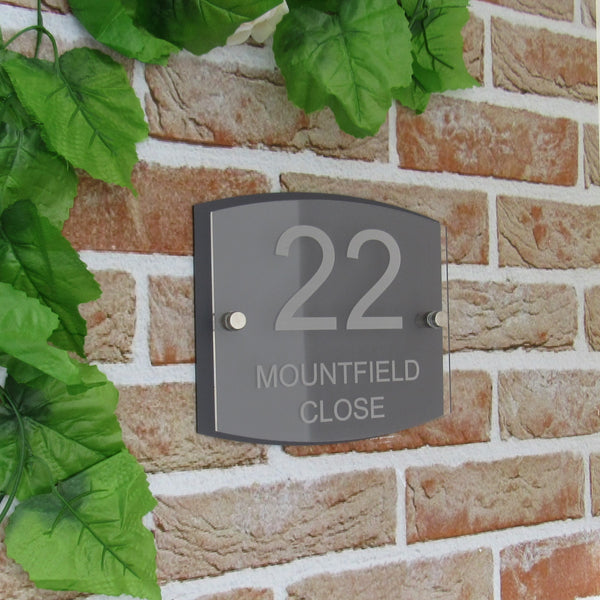 Modern House Name/Number Plaque